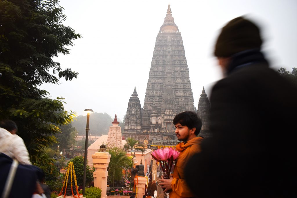 Mahabodhi Temple in Bodh Gaya, Bihar