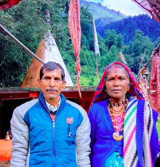 My father Dev Ram (65) and my mother Khimuli Devi (59). Photo: Suresh