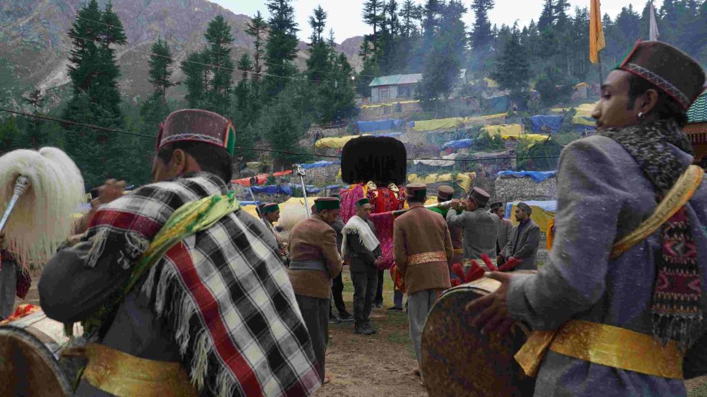 Celebrations at Ukhyang festival in Ribba, Kinnaur. Photo: Tanisha Negi